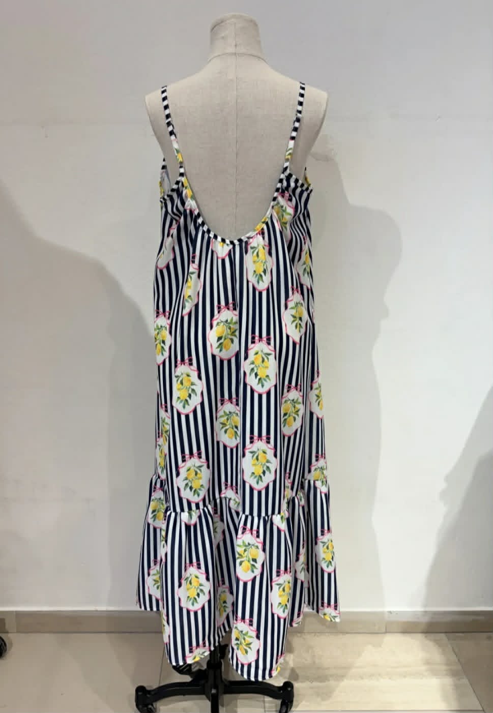 Maxi Jurk Lemon Breeze Marineblauw