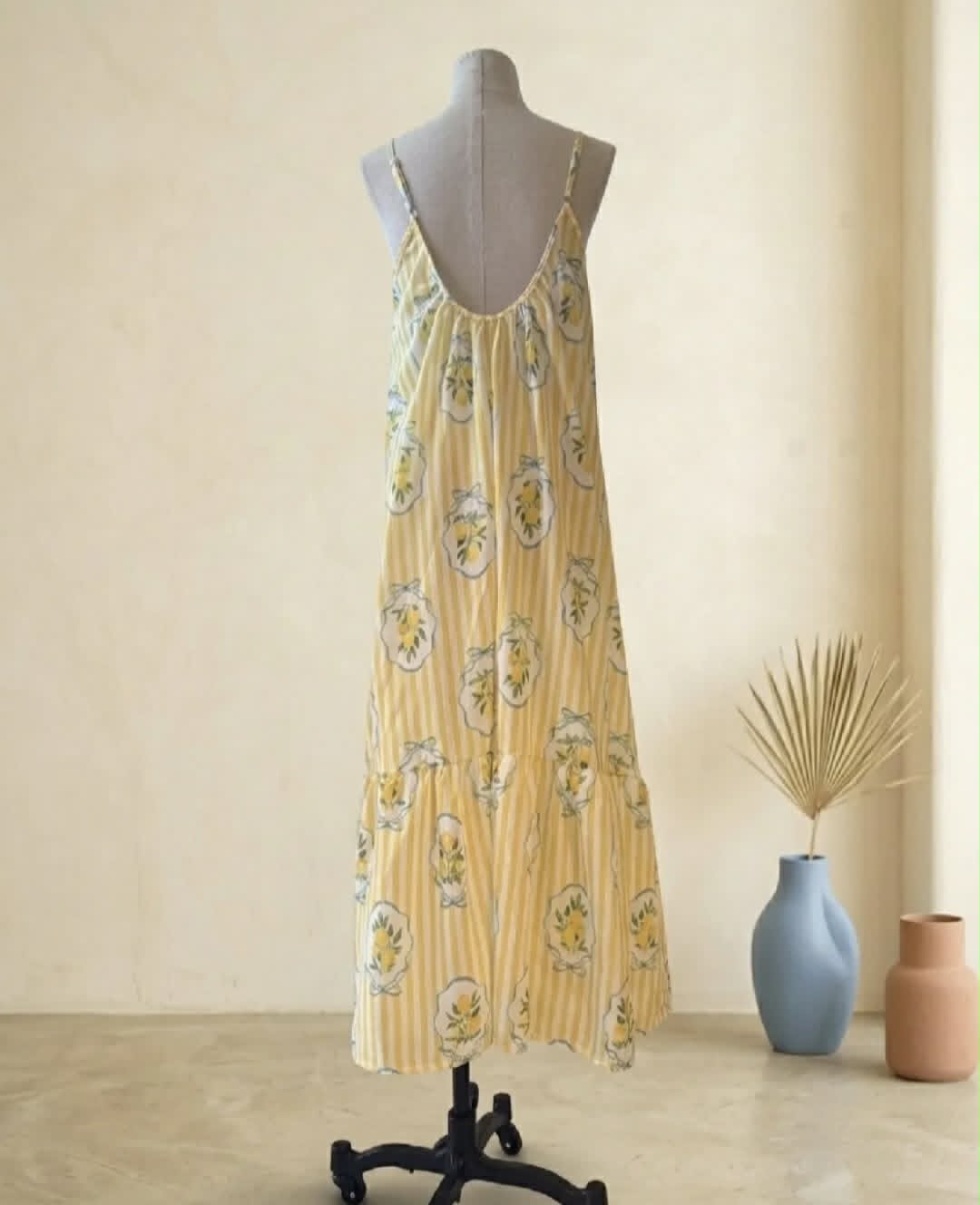 Maxi Jurk Lemon Breeze Geel