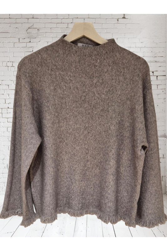 Pull “Soft Fringe” – Grijs