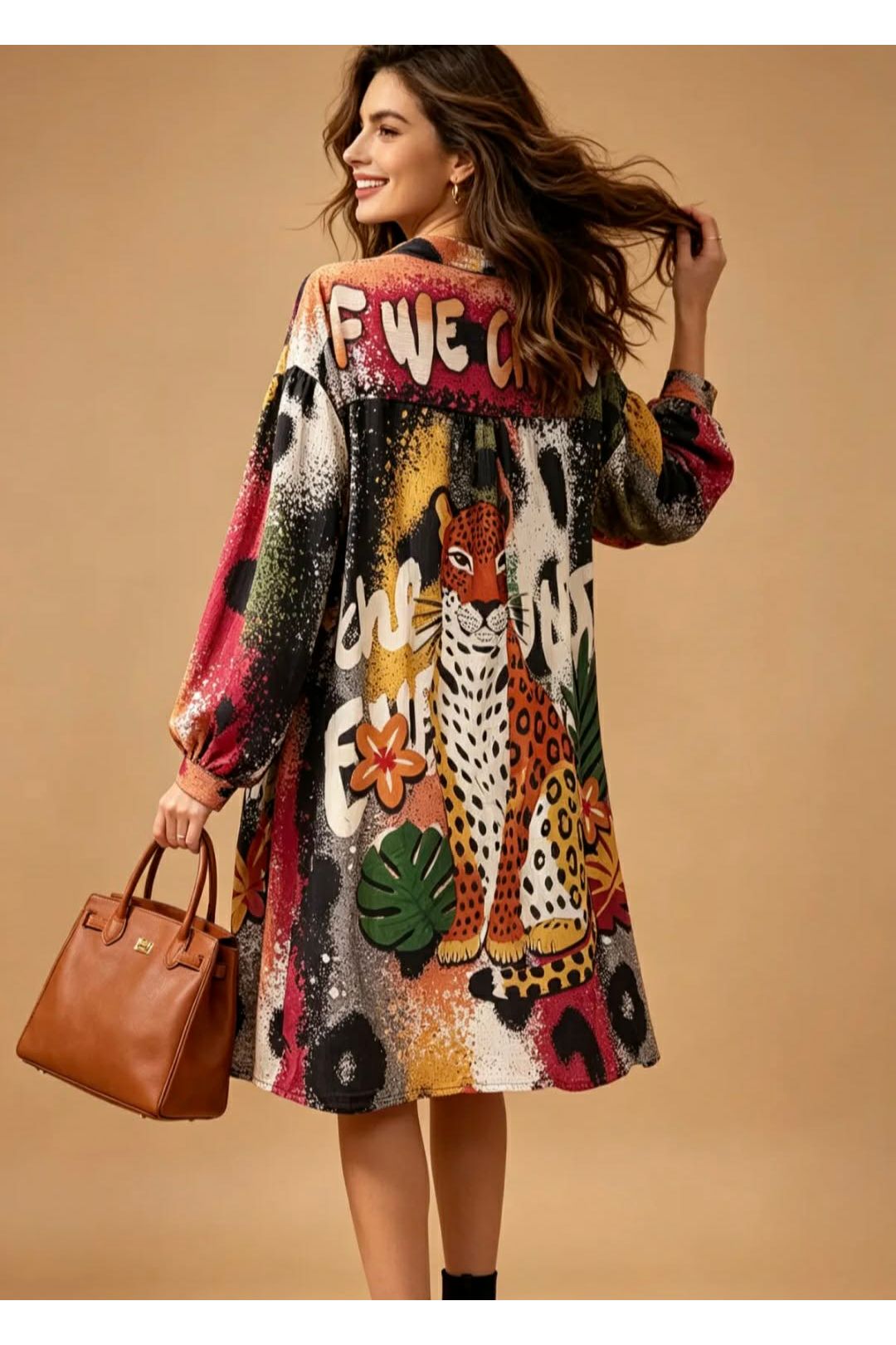 Wild Spirit Print Jurk