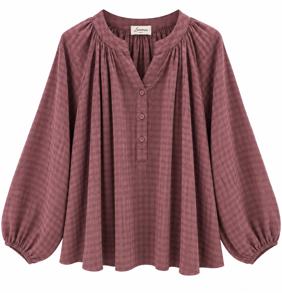 Livia Bloes Aubergine