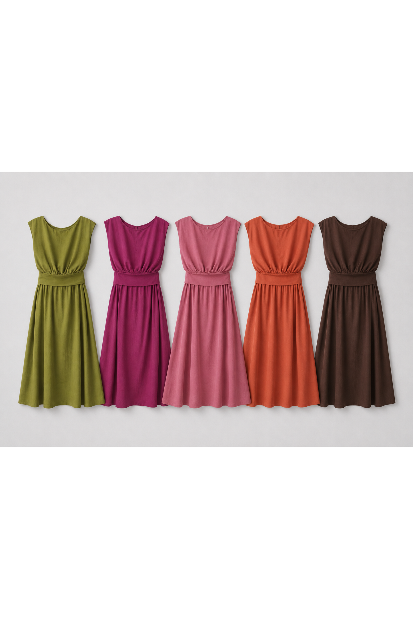 Luchtig viscose ensemble – top & rok
