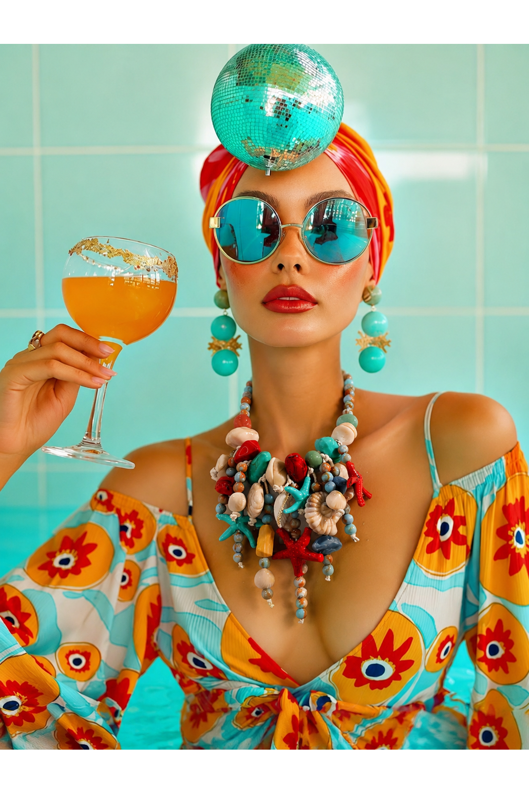 Statement necklace Ocean Treasure
