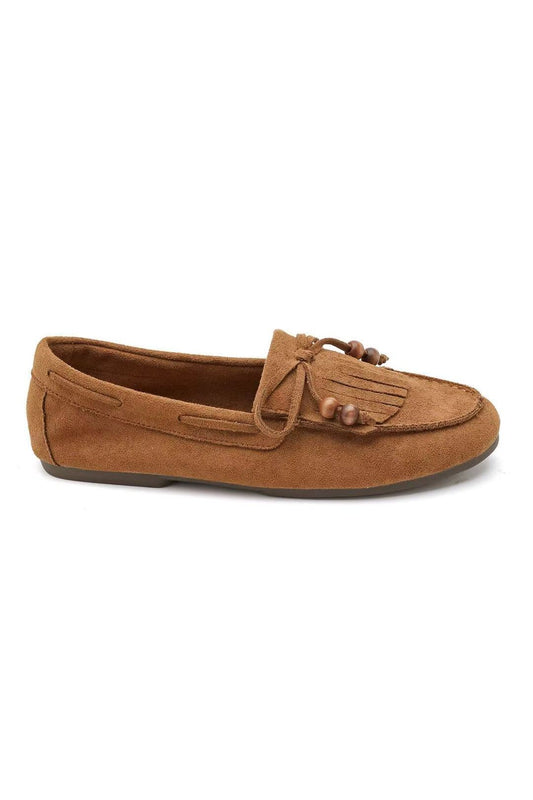Suède loafers Camel