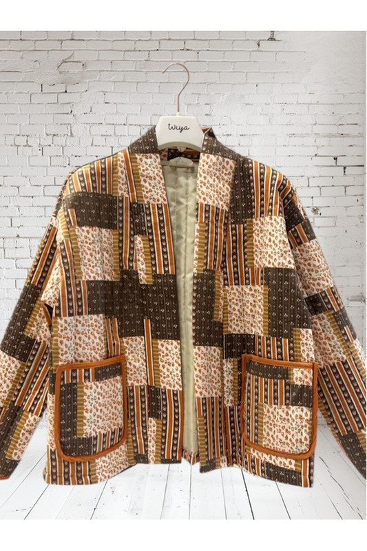 Patchwork Jacket Chocolade