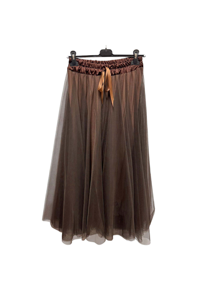 Choco Tule Maxi Rok