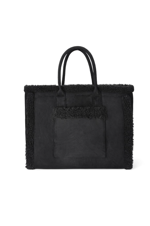 Boho Teddy Tote Black