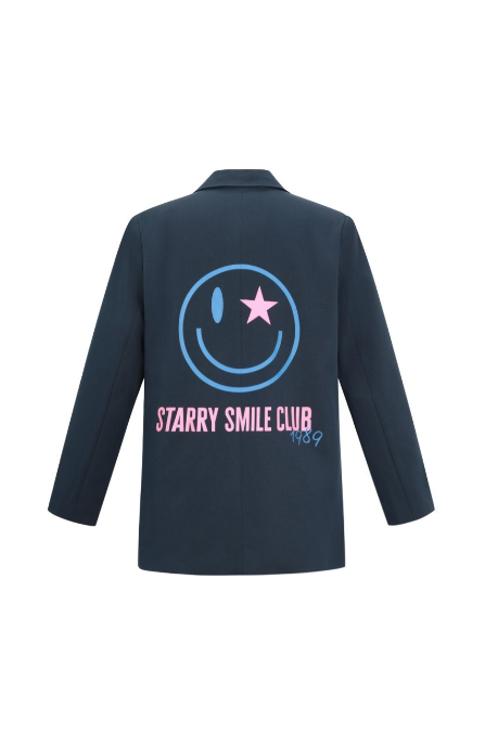 Starry Smile Blazer Navy
