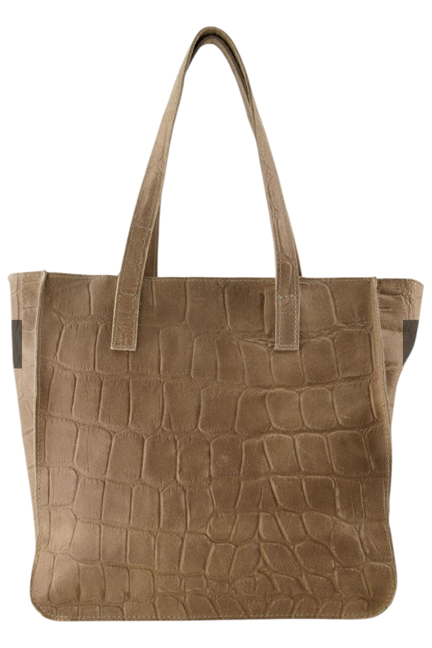 Cleo Croco Beige