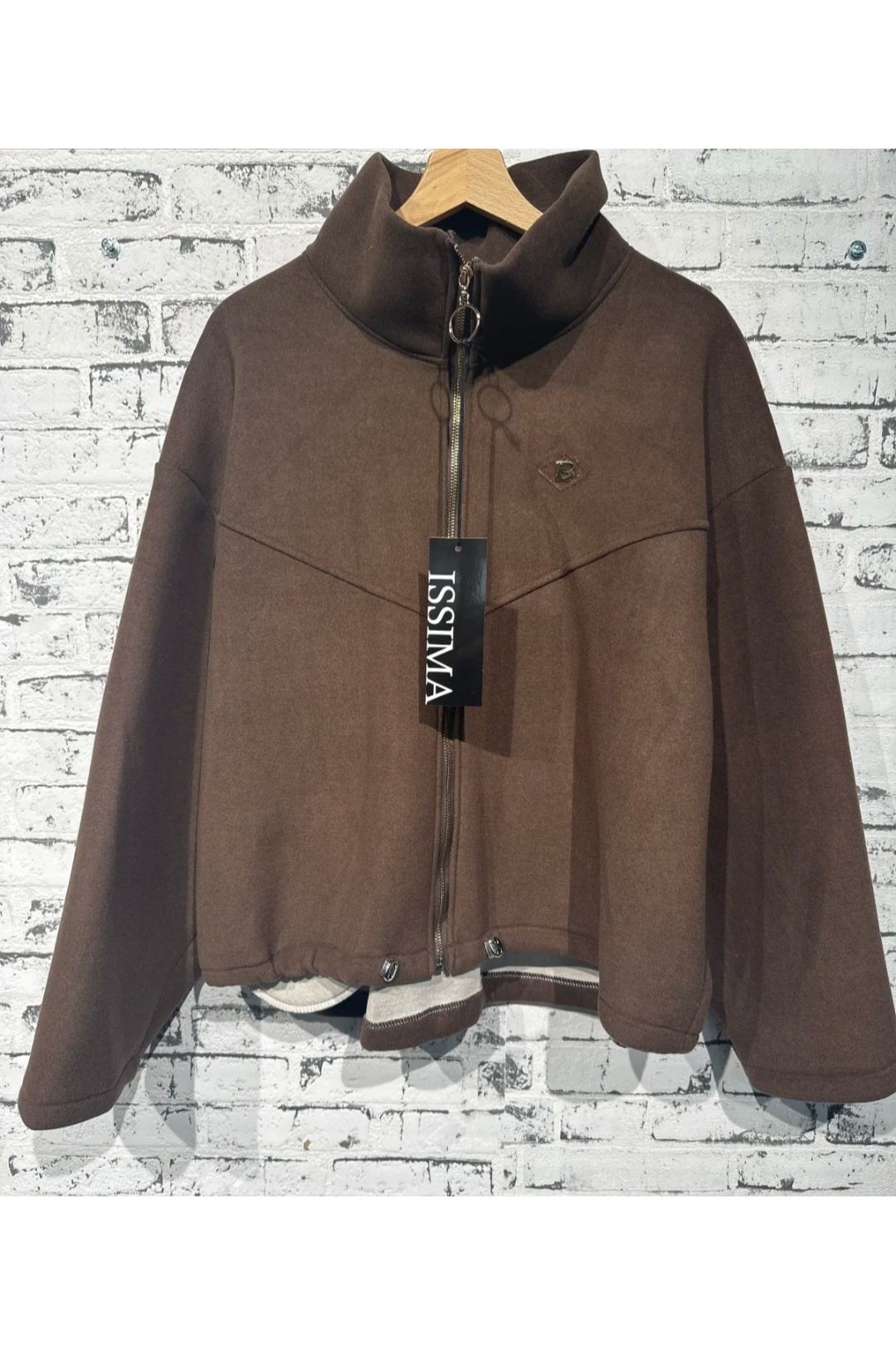 Winddichte jack bruin