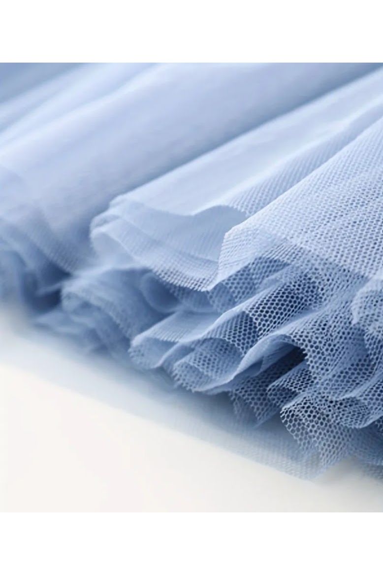 Tule Gelaagd Lichtblauw