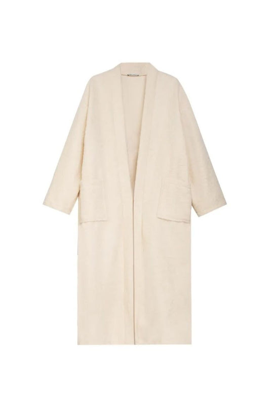 Zachte Mantel Off White