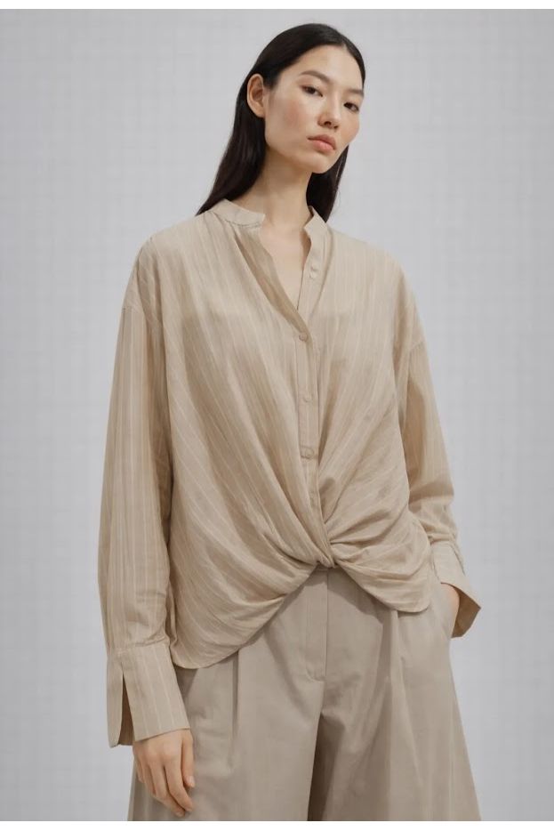 Gestreepte Bloes Met Twist