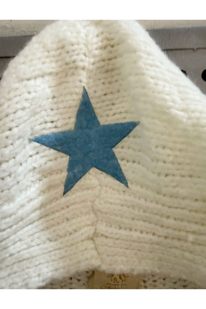 Lange cardigan met kap