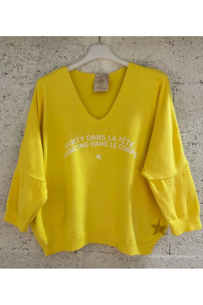 Pull "Dirty Dancing" geel