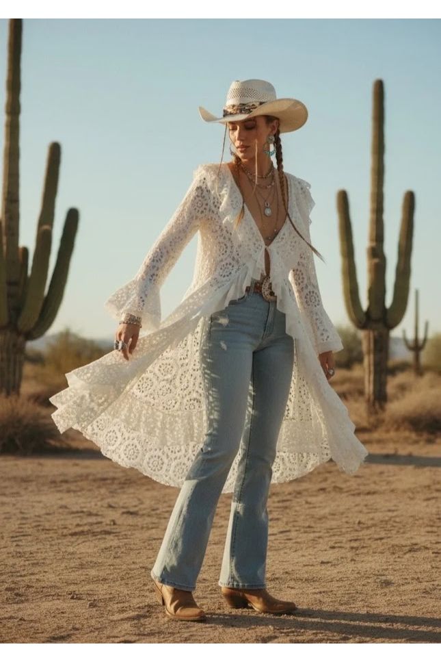 Boho Lace Kimono