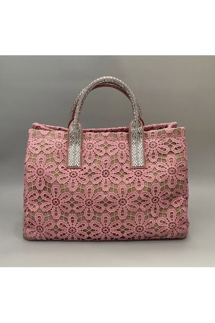 Flower Tote Bag Roze