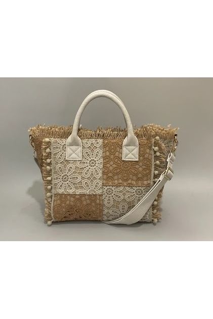 Boho Lace Handbag Wit