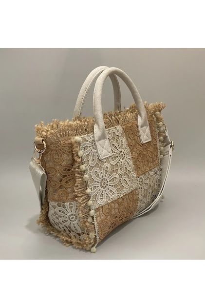 Boho Lace Handbag Wit