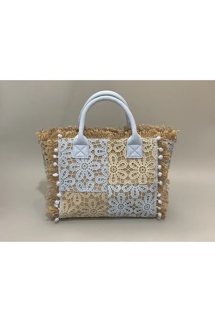 Boho Lace Handbag Blauw