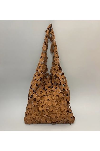 Flower Lace Bag Bruin