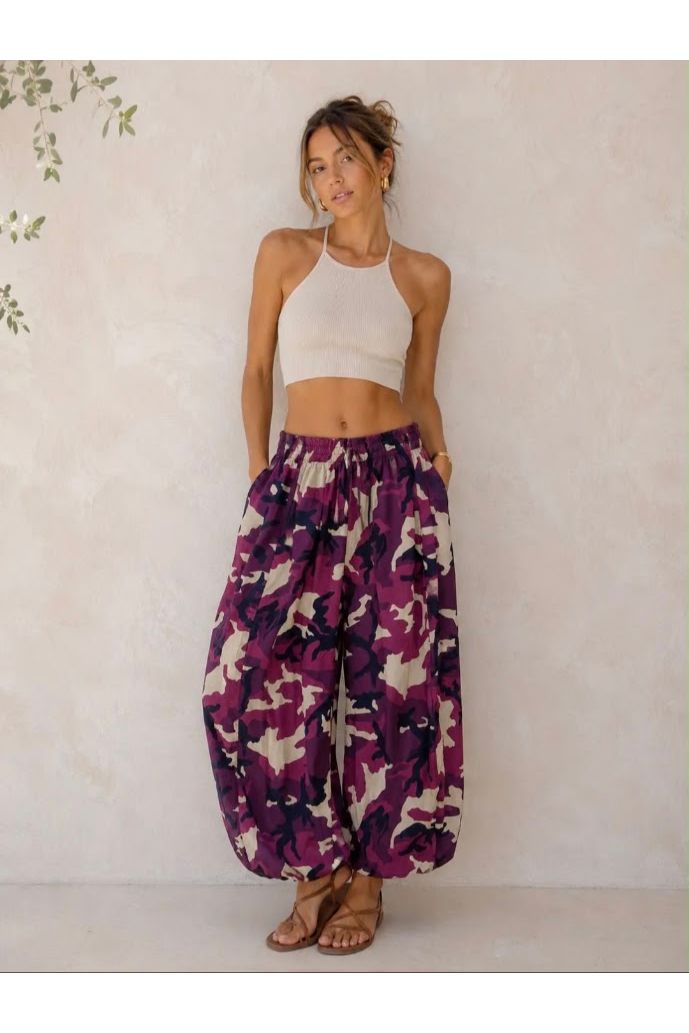 Broek Berry Camo