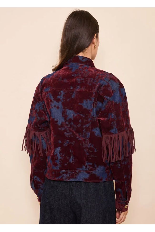 Velvet Fringe Jacket