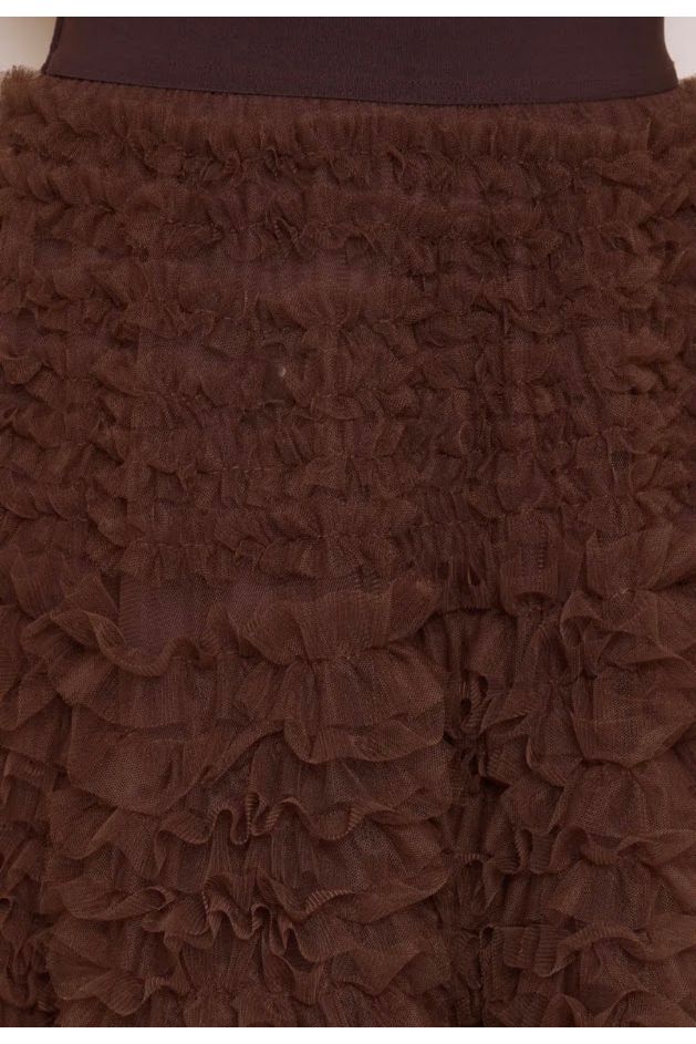 Midnight Ruffle Skirt Bruin
