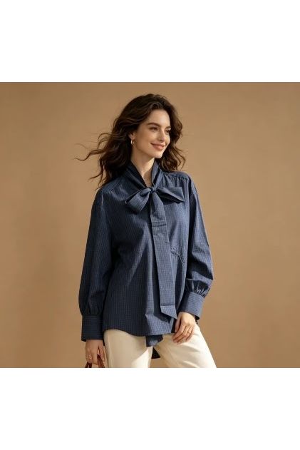 Bow Blouse – Katoen