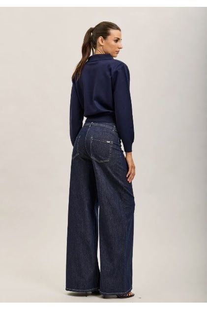 Wide Leg Jeans met Ceintuur