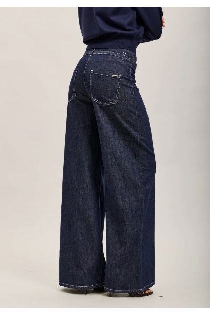Wide Leg Jeans met Ceintuur