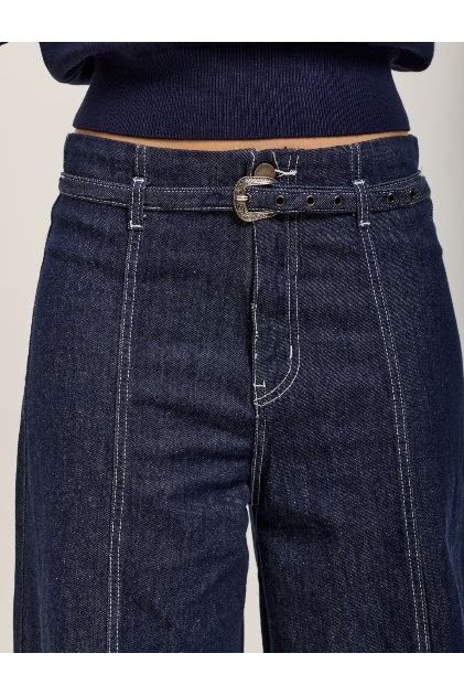 Wide Leg Jeans met Ceintuur