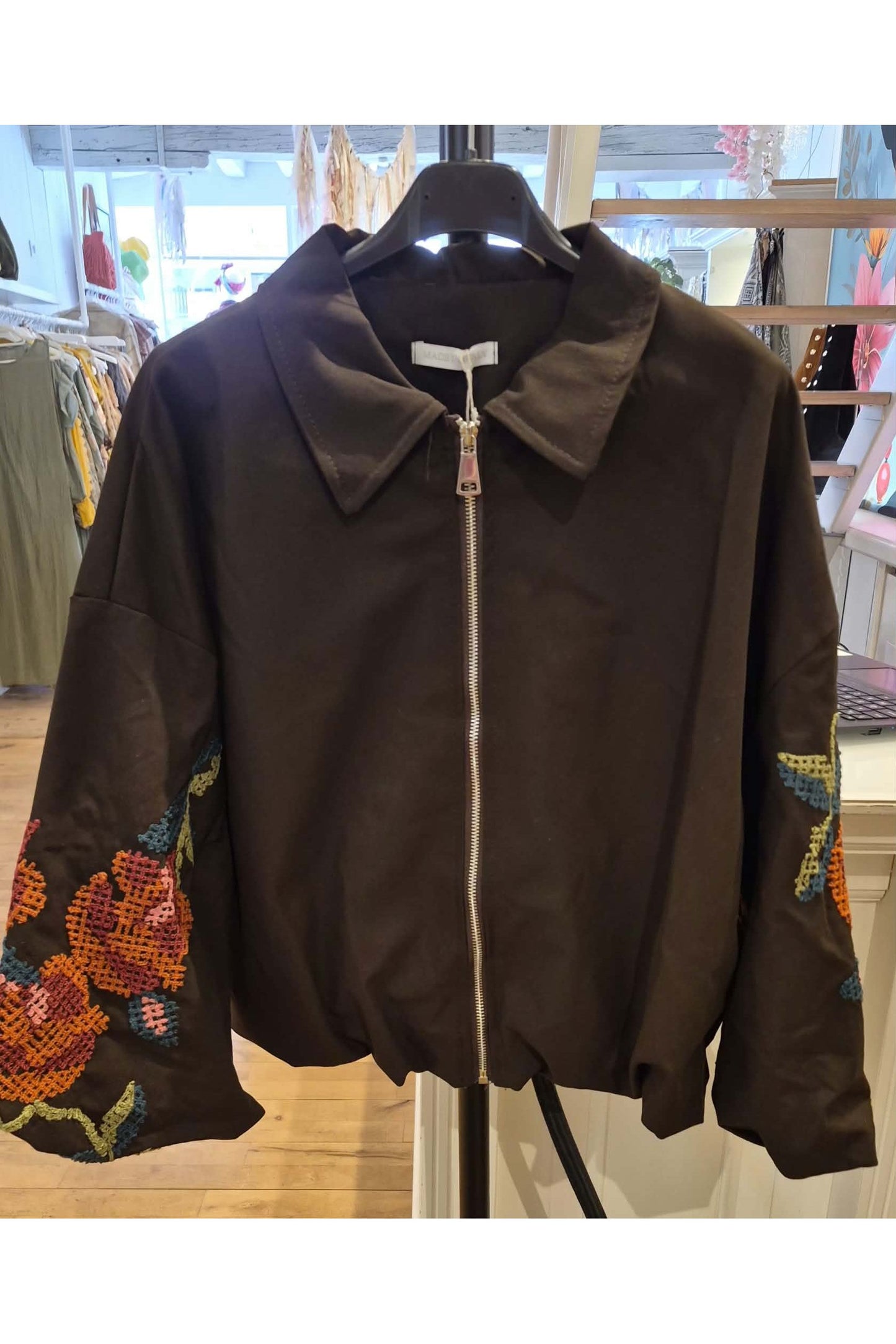 Bomber marron