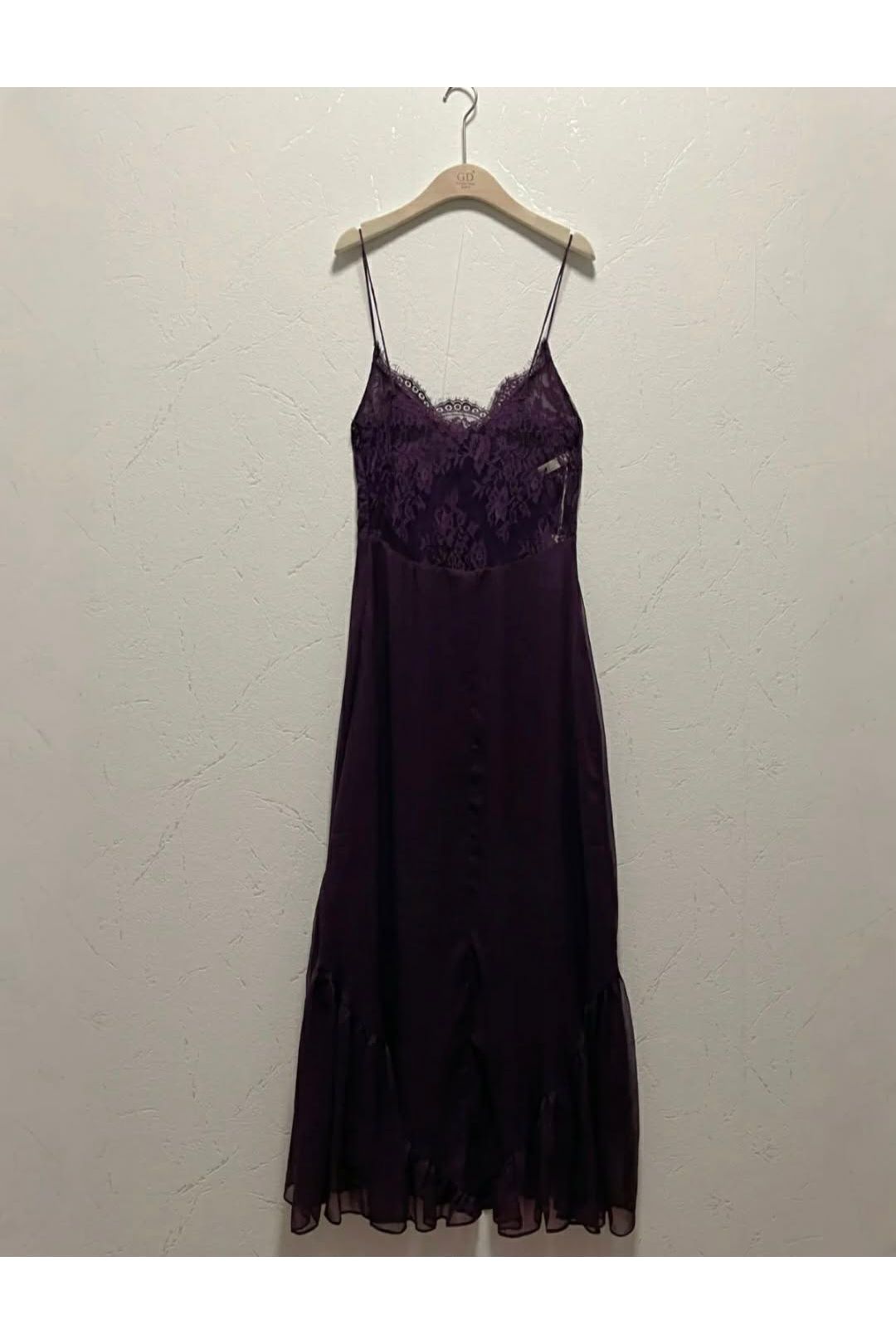 Lace Dreams Maxi Jurk Purple
