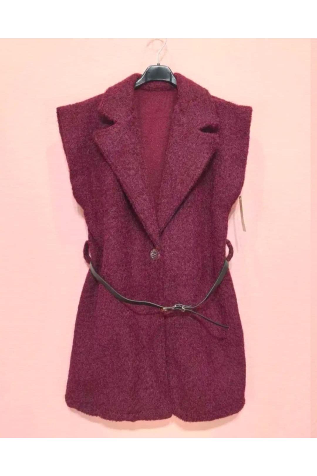 Mouwloos Vest Bordeaux