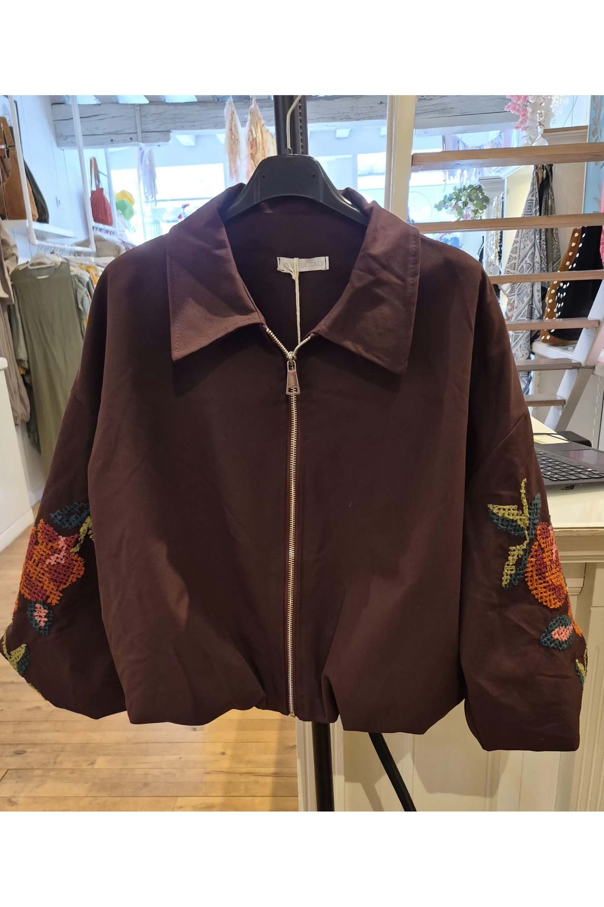 Bomber bordeaux