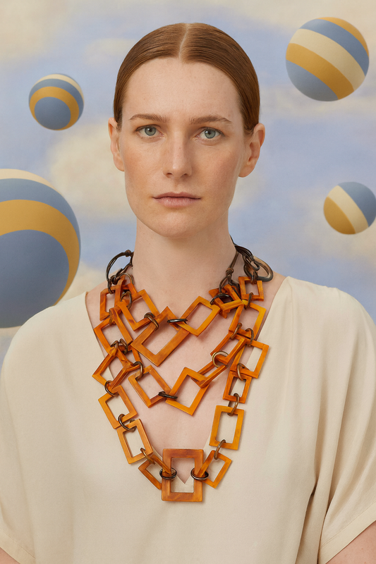 Ketting Driedubbel Oranje