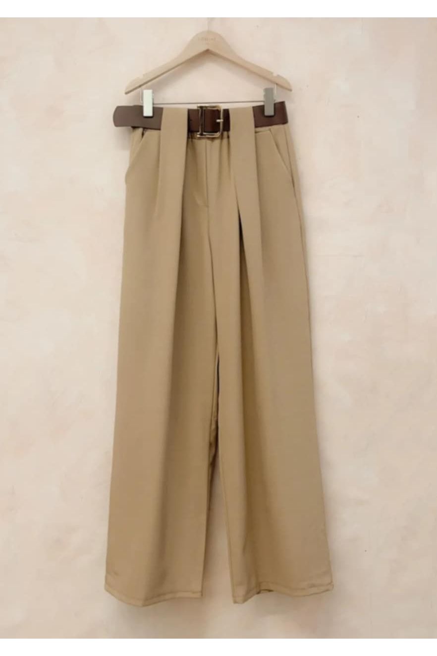 Broek Beige Elegant