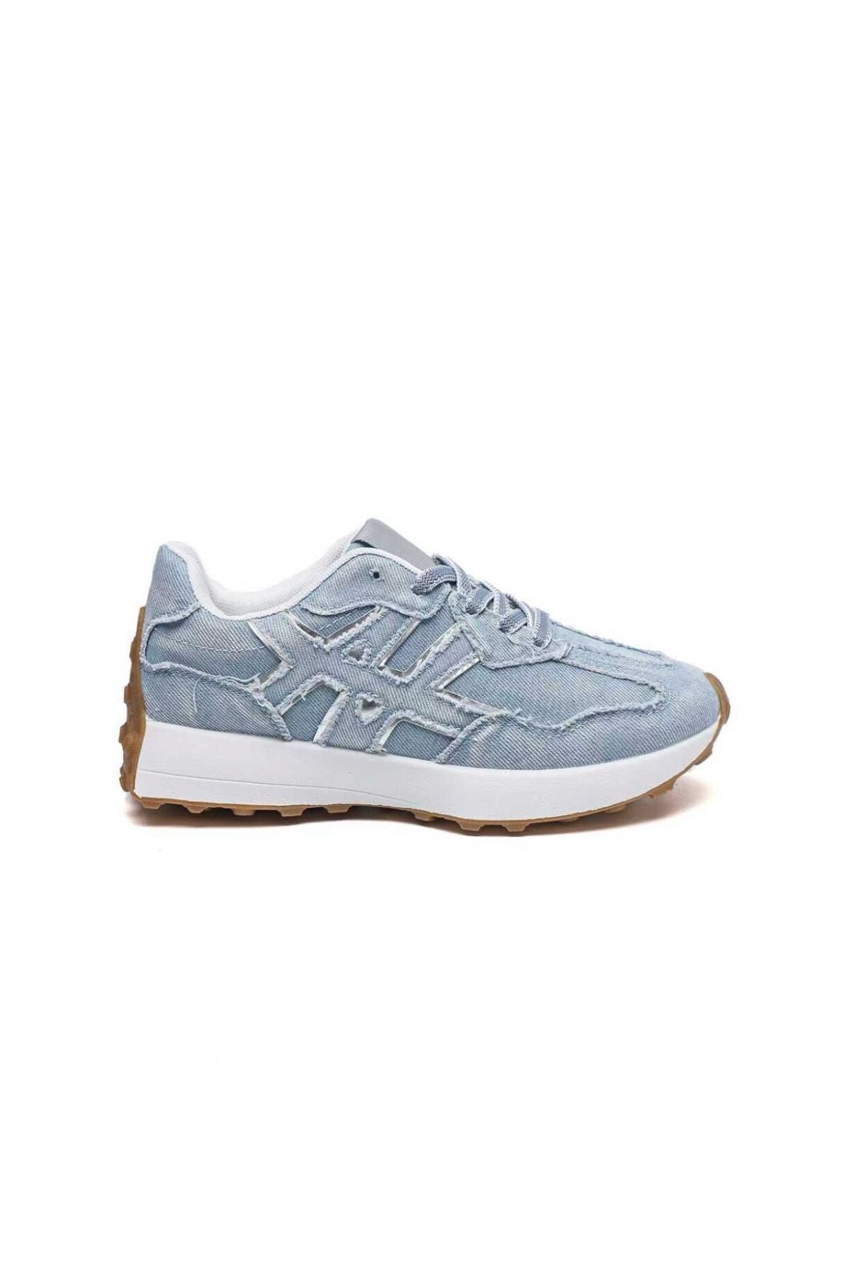 Sneaker lichtblauw denim