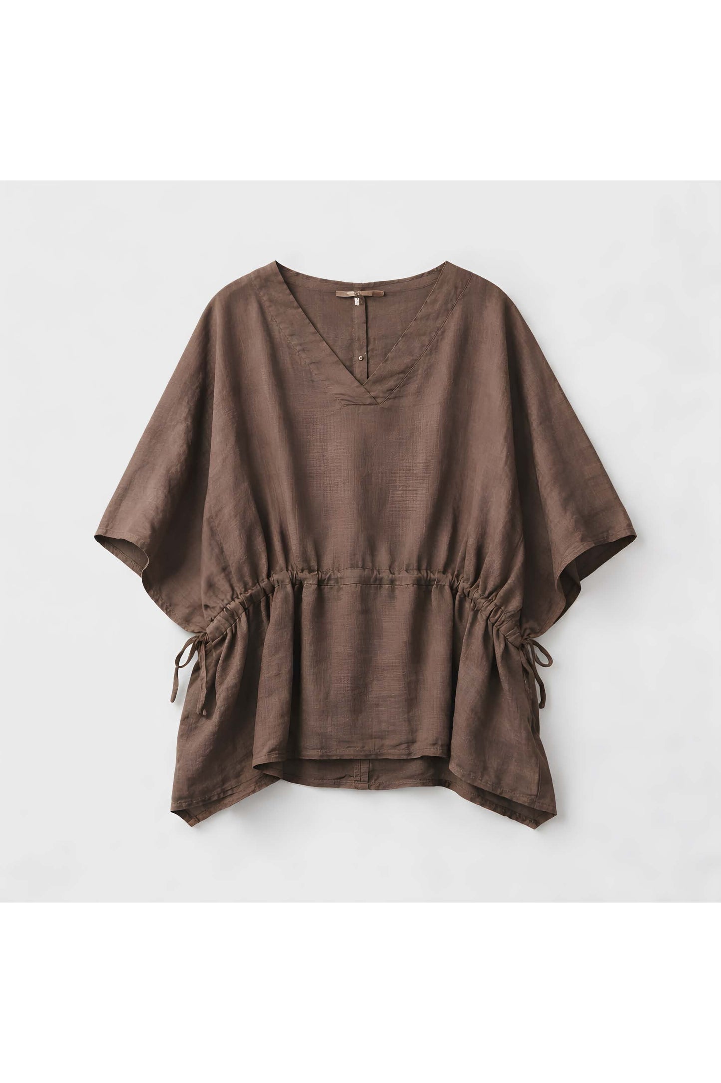 Bloes met verstelbare taille: Bruin