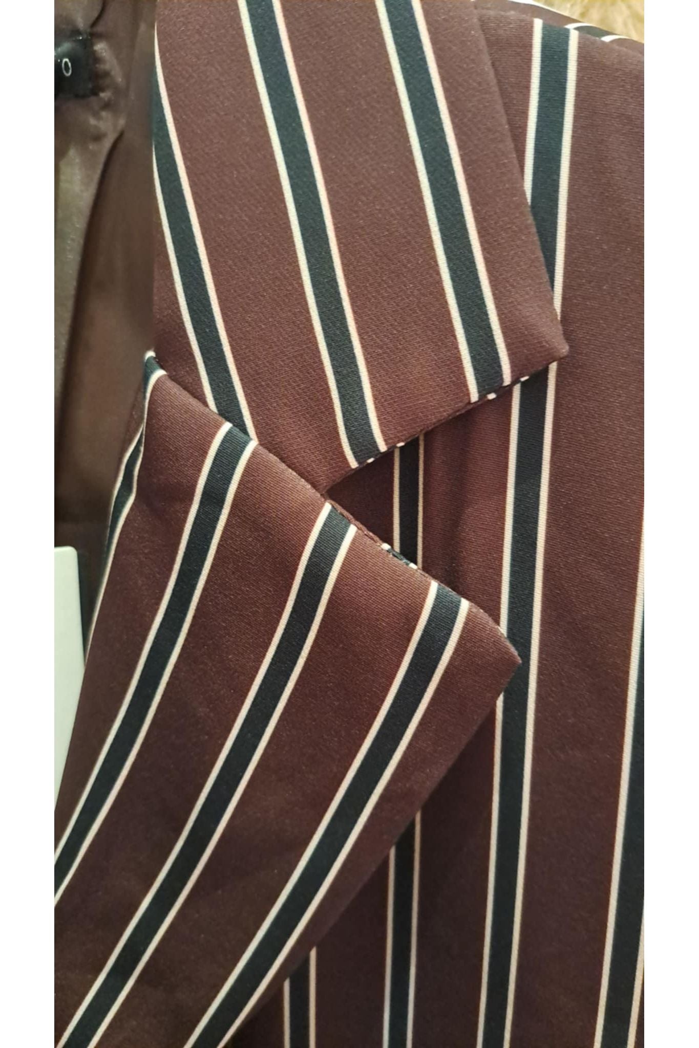 Mouwloze gilet chocoladebruin