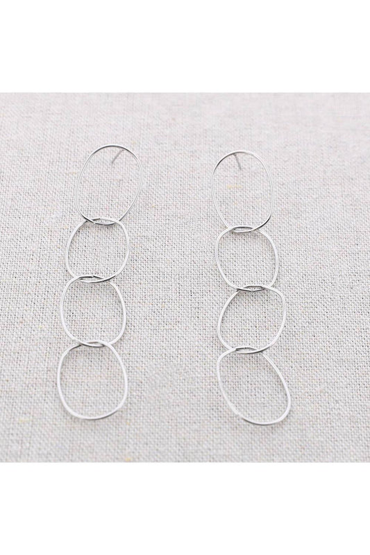 Minimalistische Schakels in Zilverkleur