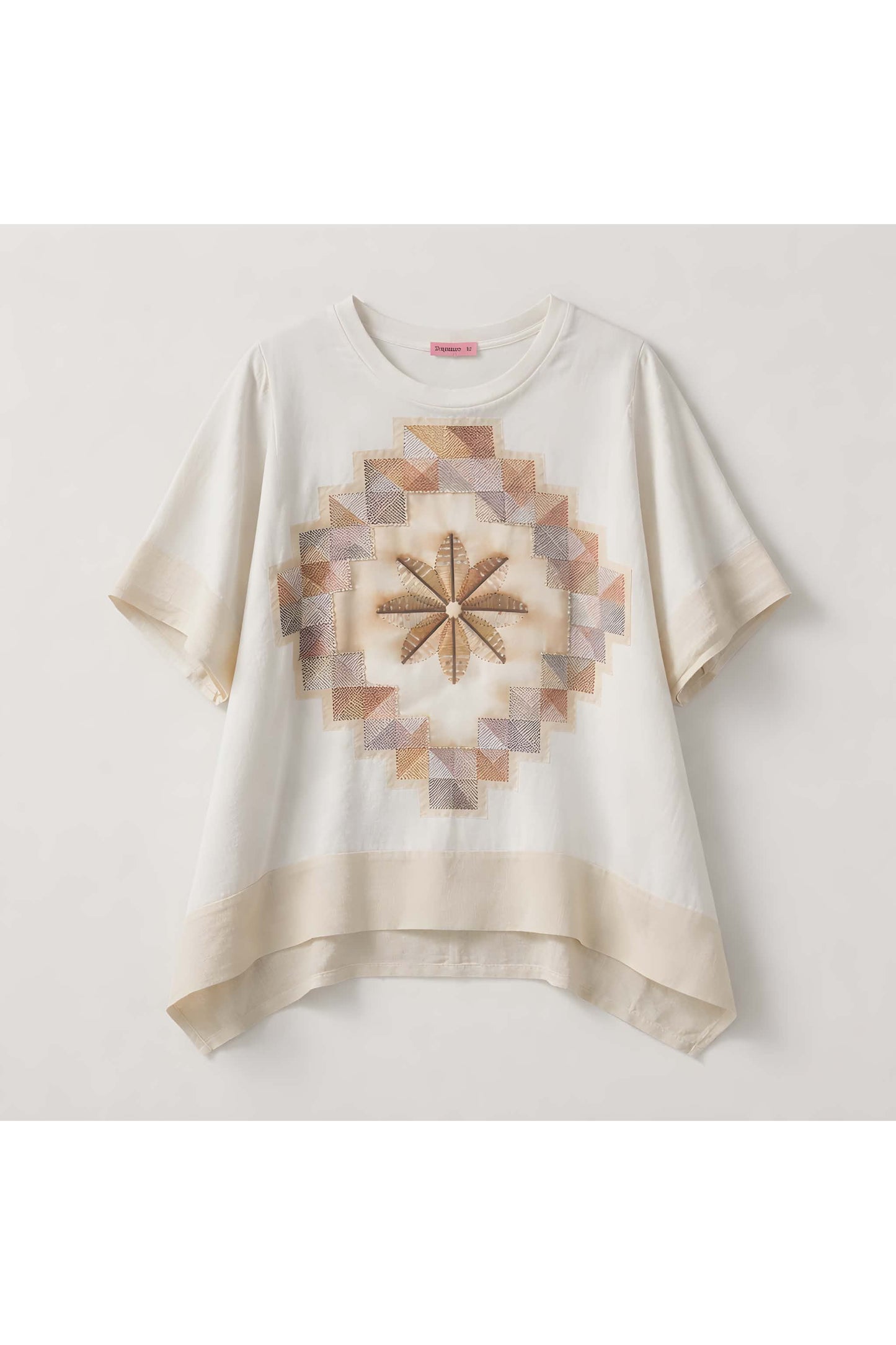 Oversized t-shirt met strass