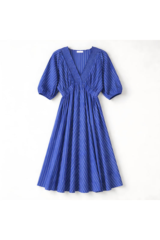 Kleed Gestreept Koningsblauw