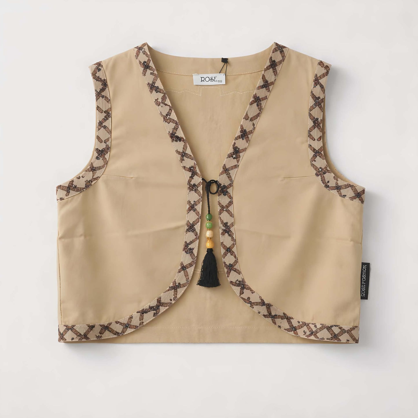 Statement Gilet Camel