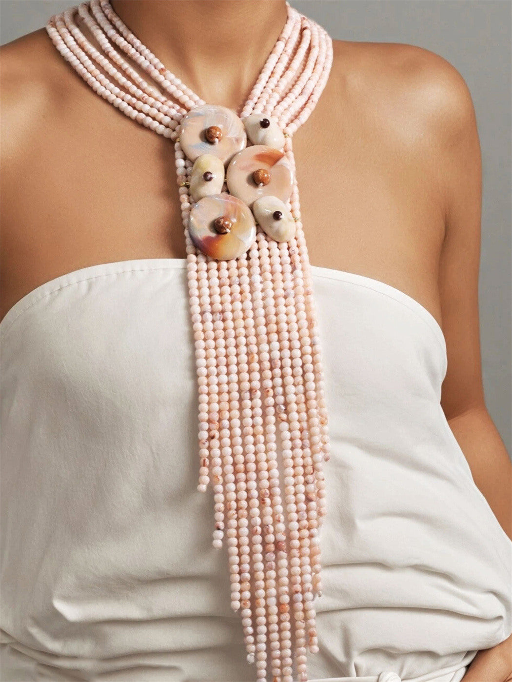 Boho Statement Ketting Blush