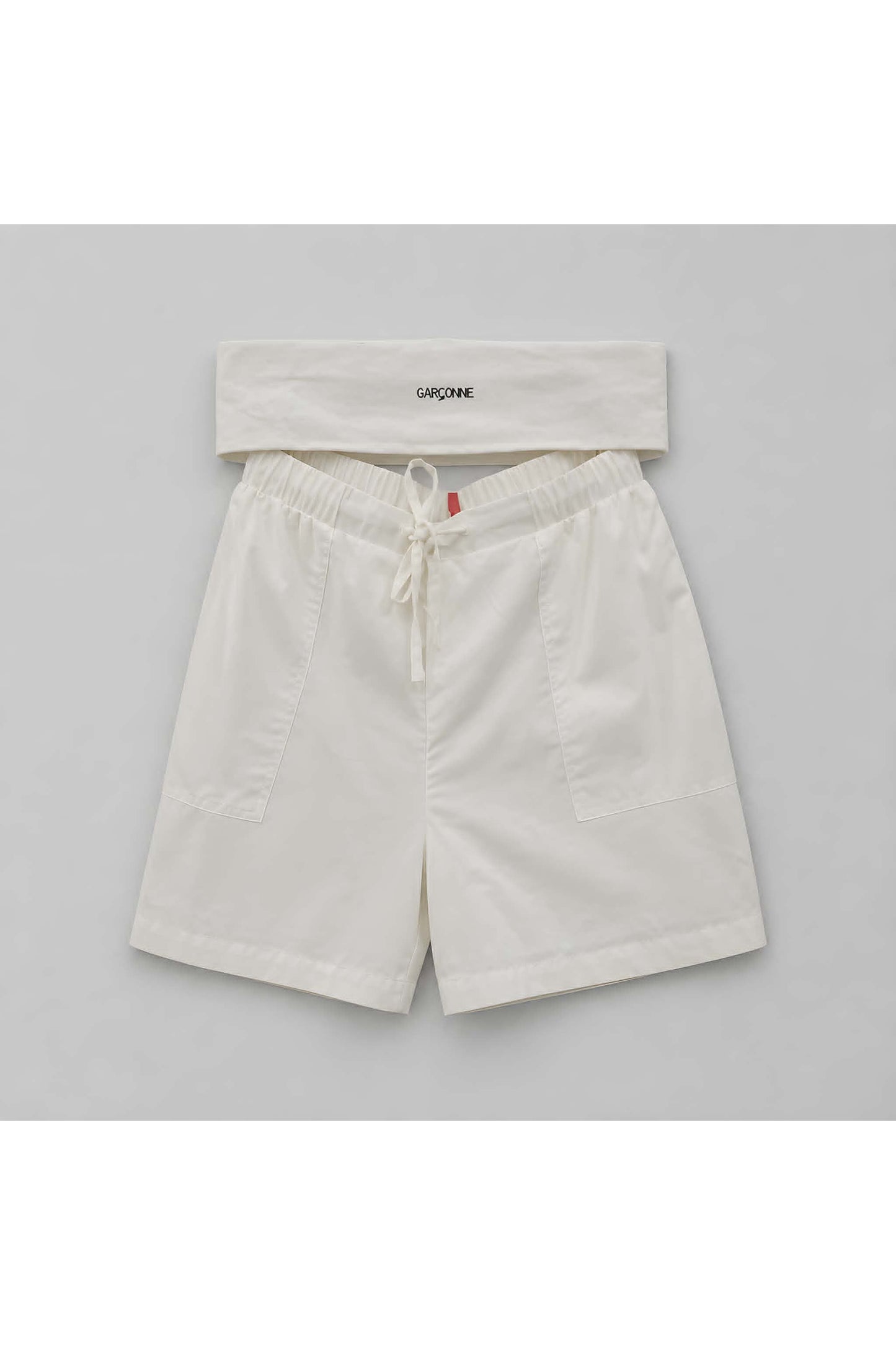 Linnen Katoen Short  wit