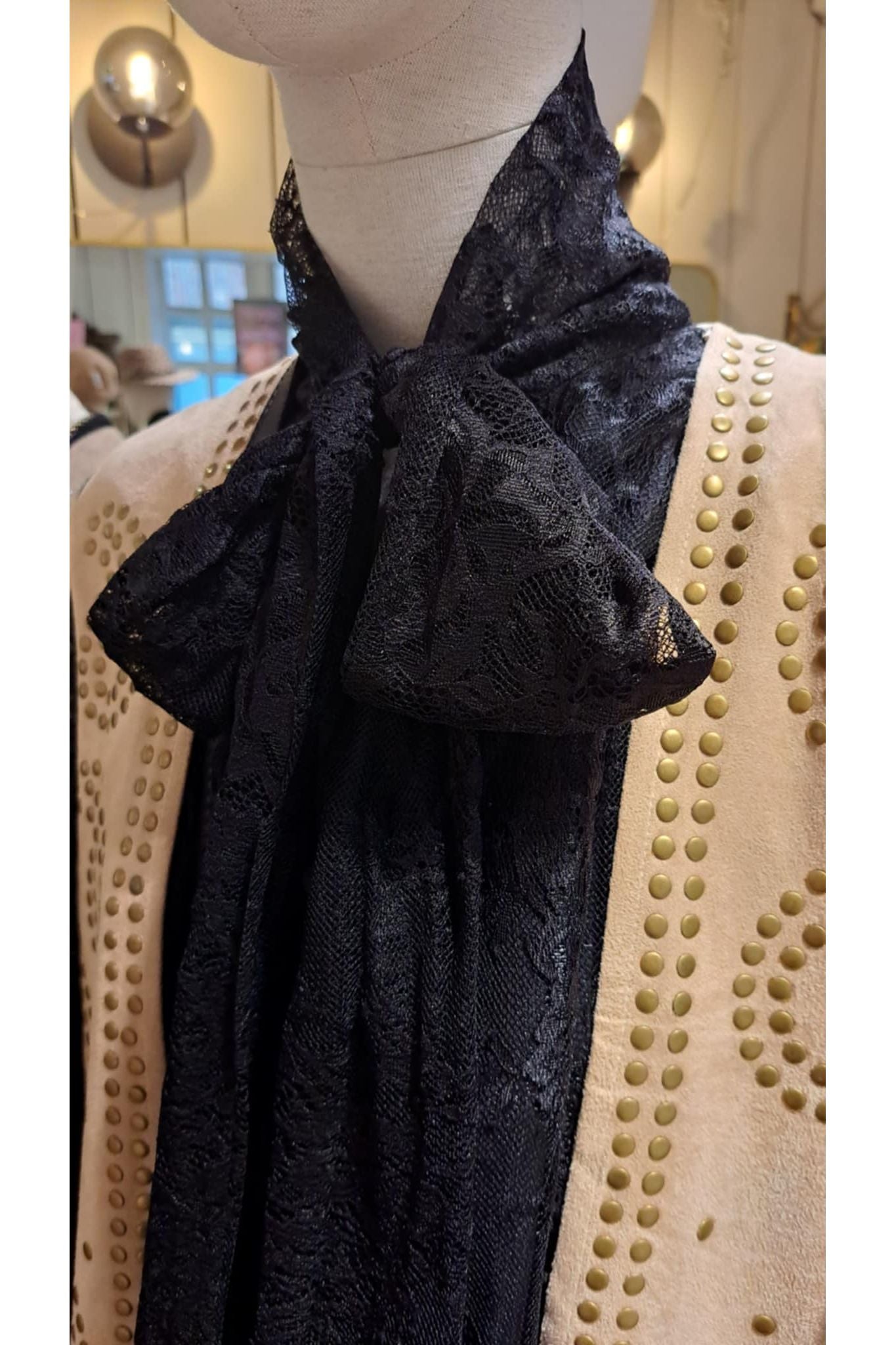 Gilet Boho Fringe Naturel