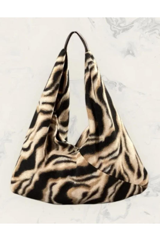 Wollen Tas Gestreept