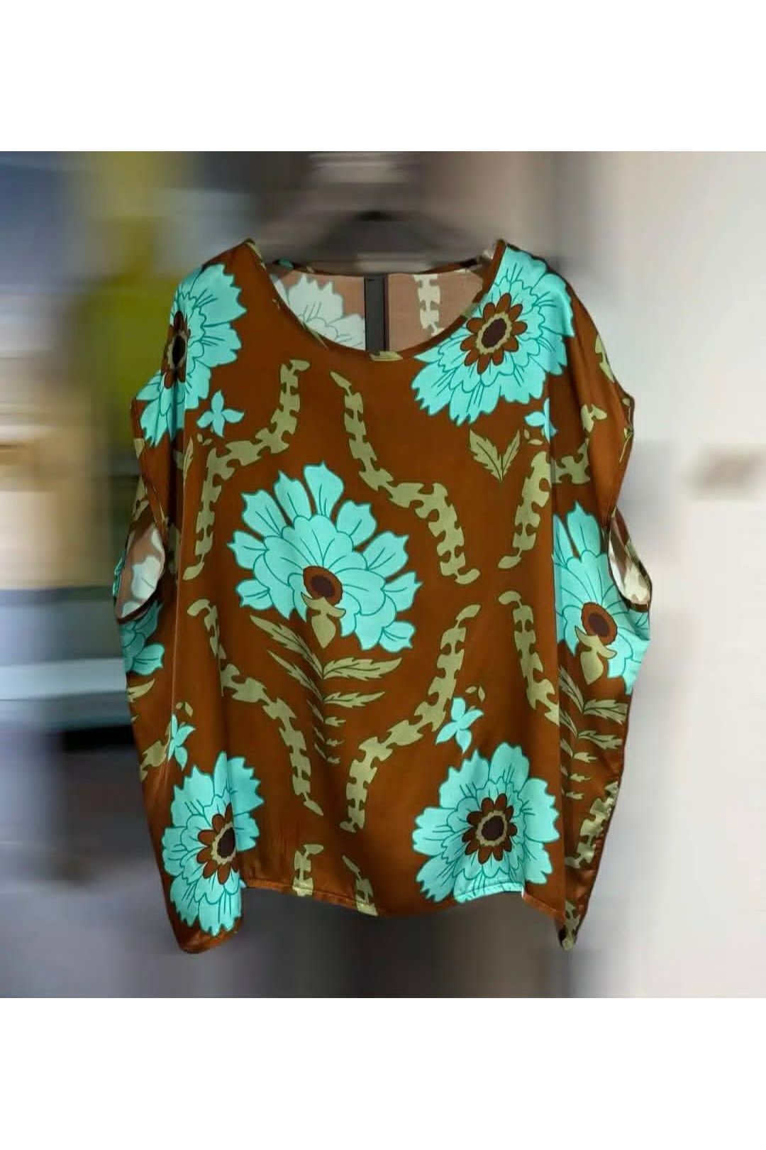 Boho Top Turquoise Bloom – Bruin